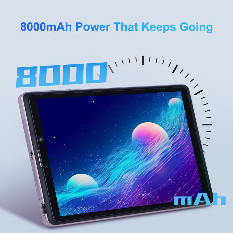 C idea 8 pollici Android 12 Tablet 8000mAh Batteria 5+8MP Fotocamera 8GB RAM 512GB ROM per l'istruzione L'apprendimento CM818-rosa