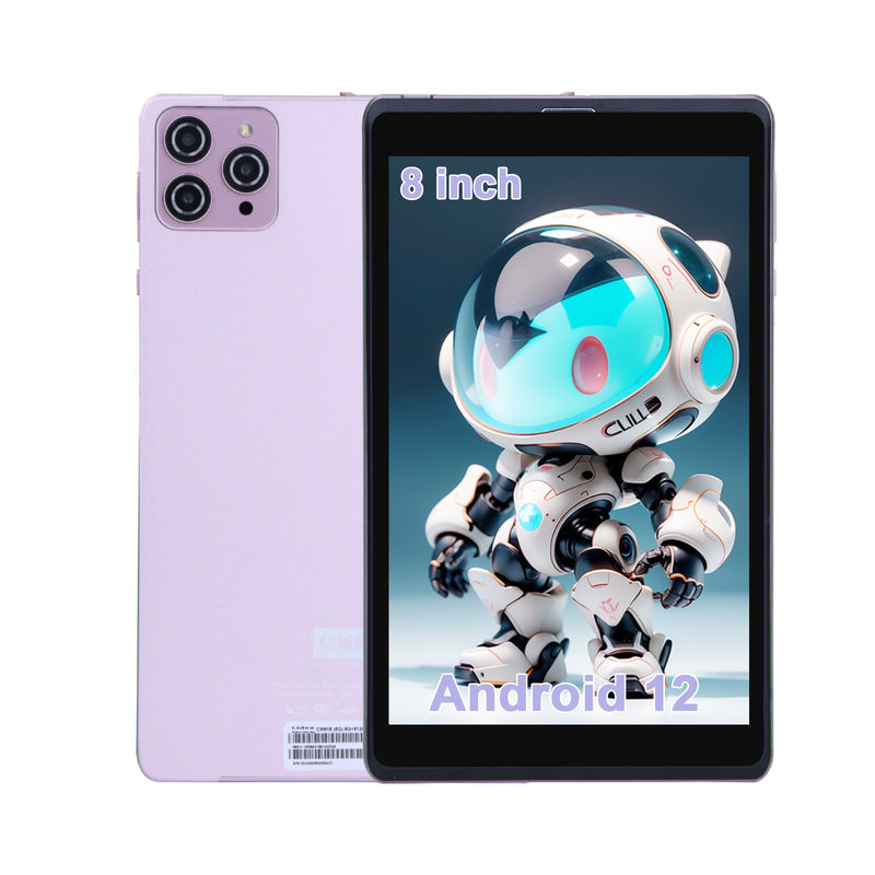 C Idea 8 pollici Android 12 Tablet 8000mAh Batteria 5MP + 8MP Fotocamera 8GB RAM 512GB ROM Per l'istruzione Imparare CM818-rosa