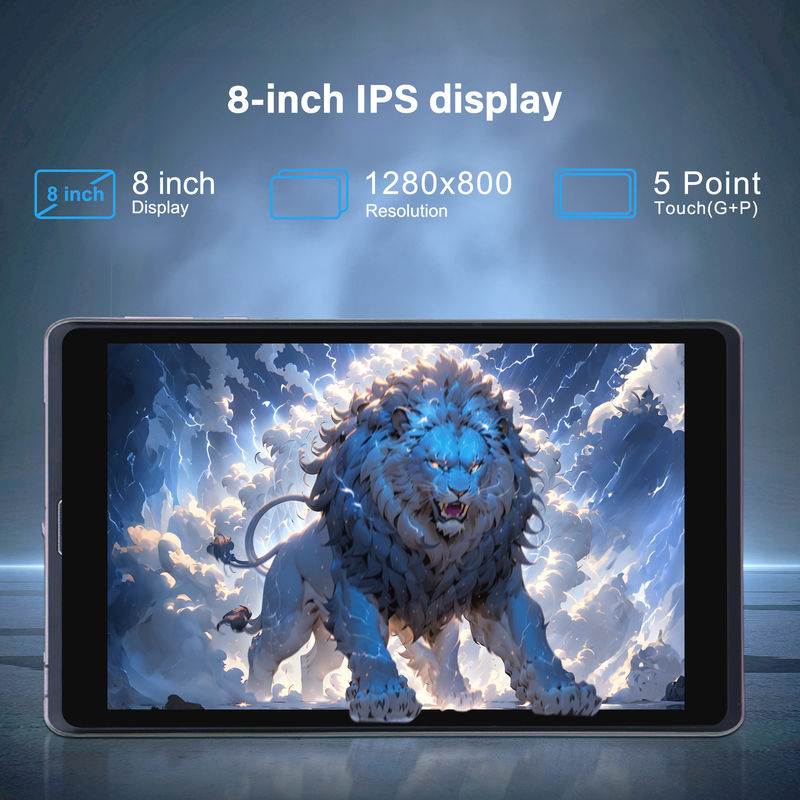 C Idea 8 pollici Android 12 Tablet 8000mAh Batteria 5MP + 8MP Fotocamera 8GB RAM 512GB ROM Per l'istruzione Imparare CM818-rosa