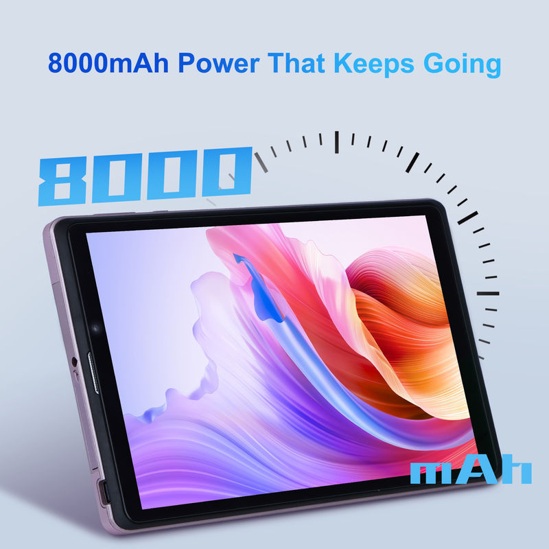 C idea 8 pollici Android 12 Tablet 8000mAh Batteria 5+8MP Fotocamera 8GB RAM 512GB ROM per l'istruzione L'apprendimento CM818-rosa