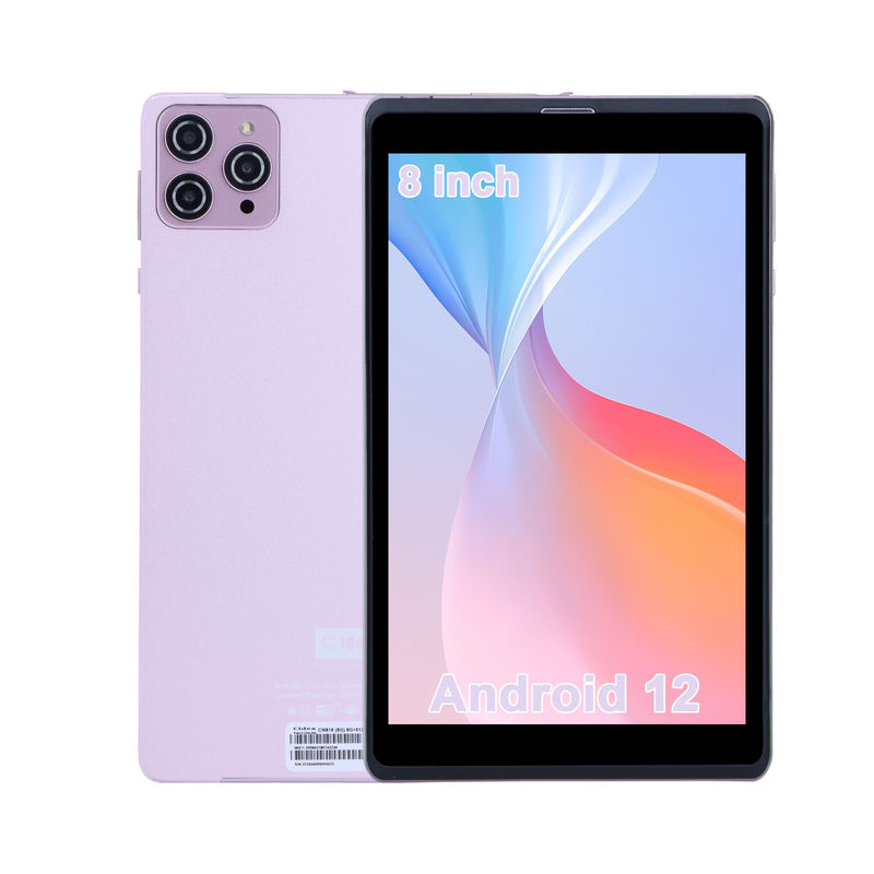 C idea 8 pollici Android 12 Tablet 8000mAh Batteria 5+8MP Fotocamera 8GB RAM 512GB ROM per l'istruzione L'apprendimento CM818-rosa