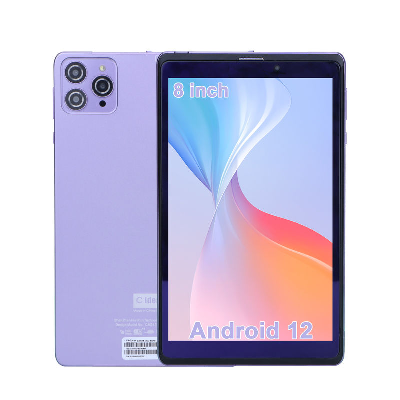 C Idea Portable 8 In Android Tablet PC 8 GB RAM 512 GB Android 12 Tablet IPS HD Display Quad Core CM818-Purple