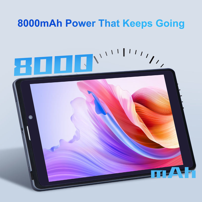C idea Tablet Android PC con doppia fotocamera 8 pollici 1280x800 IPS HD Display Tablet Android 12 per studenti CM818-Gray