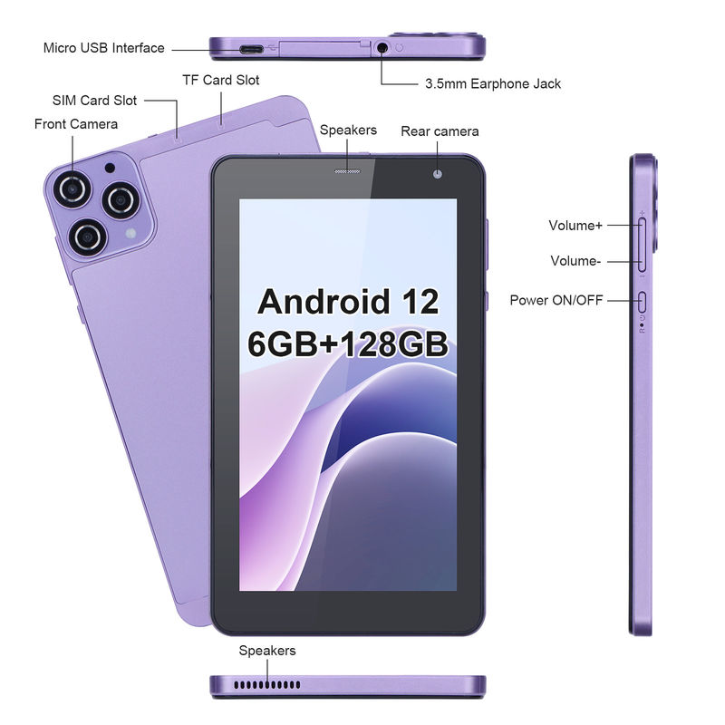C Idea 7 pollici Android Tablet 512gb Quad Core Smart Tablet Pc per studenti Cm515