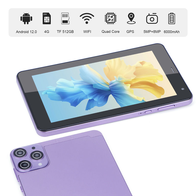 C Idea Mini 7 Inch Android System Wifi 5G Tablet didattici per studenti CM515 ((Purple)