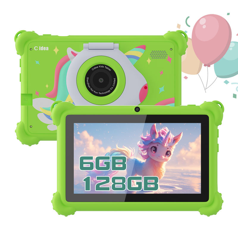 C Idea 7 pollici WIFI Kidspad Android System 6+128GB Tablet For Kids con custodia CM88