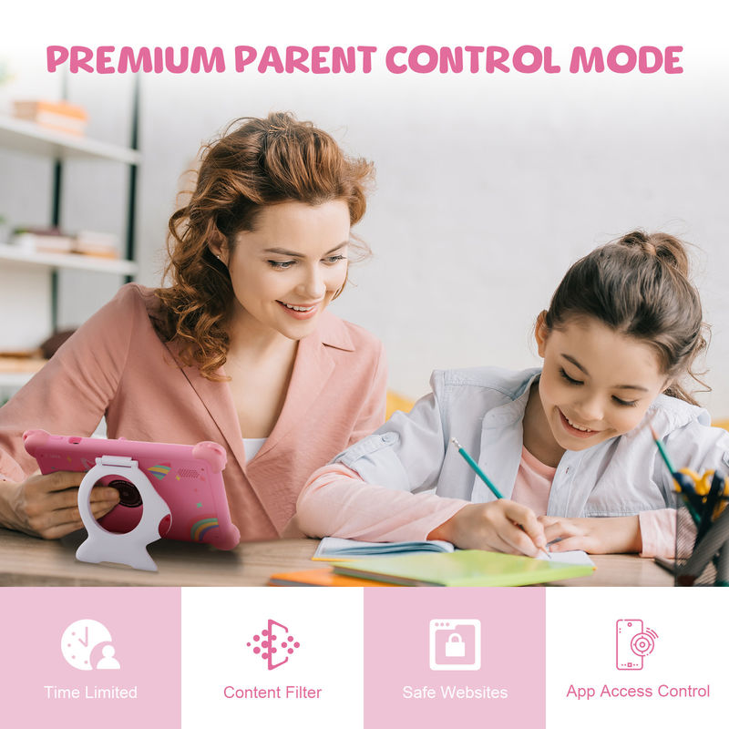 C Idea Tablet didattico per bambini 7 pollici touch screen con custodia protettiva CM88