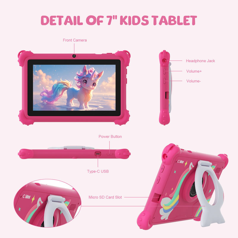 C Idea 7 pollici Android Smart Tablet PC per bambini con Espandi 512GB bambini APP CM88