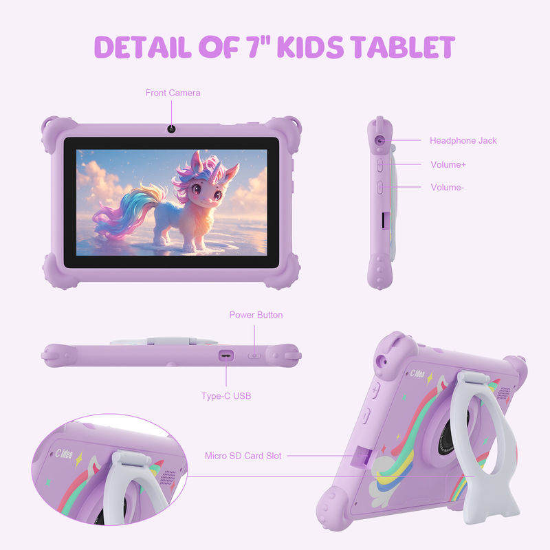 C Idea 7 pollici Tablet per bambini età 3-7 doppia fotocamera IPS schermo didattico kidspad con controllo dei genitori CM88