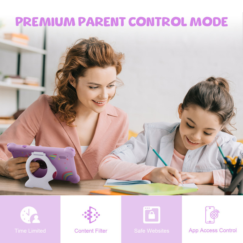 C idea 2024 Kids Learning Tablet Divertimento e prestazioni con Android 12 Tablet Kidspad CM88