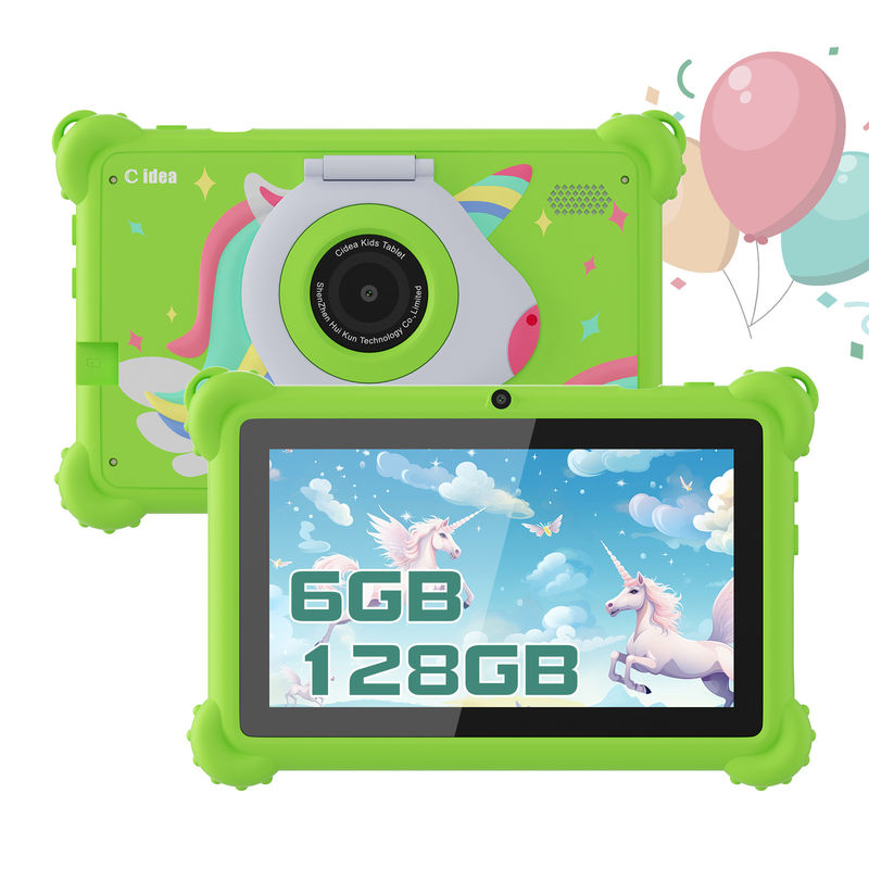 C idea Kids Tablet 2024 divertimento didattico con display HD e custodia protettiva Tablet CM88