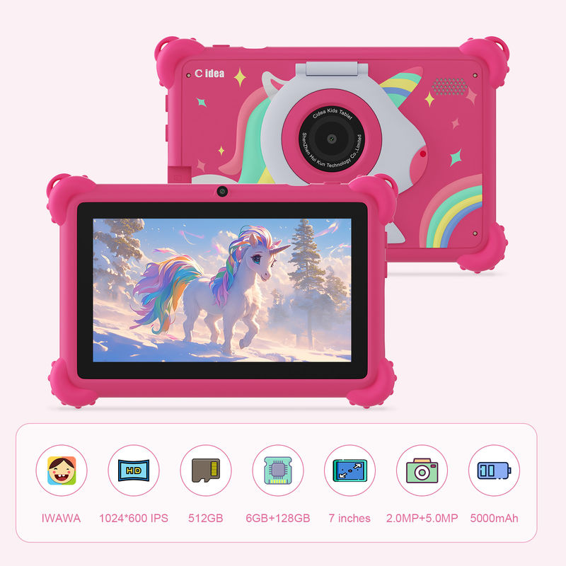 C idea 2024 Kids Learning Tablet Storage espandibile e contenuti didattici Ready CM88