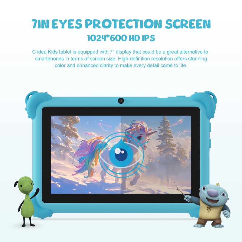 C idea 2024 Kids Learning Tablet Bright Display Protective Case e Android 12 Performance CM88