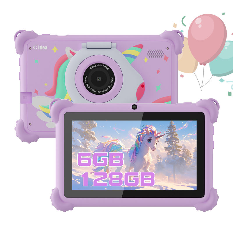 C idea 2024 Kids Tablet Regalo ideale con Android 12 App didattiche e custodia durevole Tablet Kidspad CM88