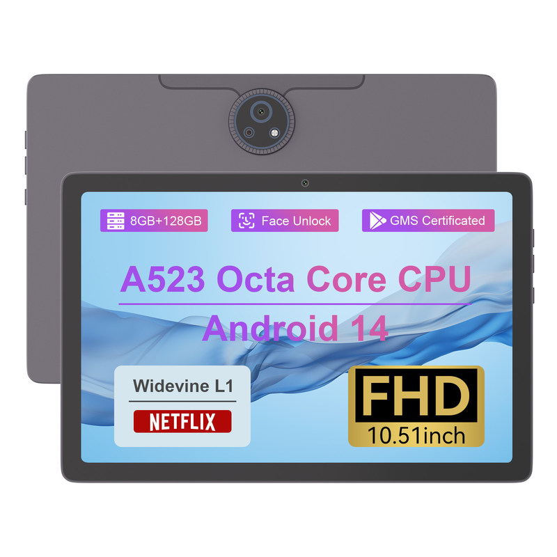 C Idea Android 14 FHD Screen Tablet 8+128GB 11 pollici Tablet PC per adulti adolescente P1300