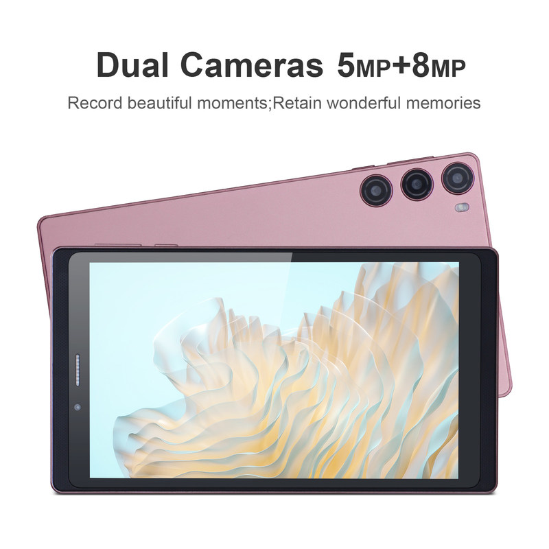 C Idea Android 12 Tablet 6GB RAM 128GB ROM Con SIM 7 Pollici Tablet PC Per Studenti CM525 Rosa