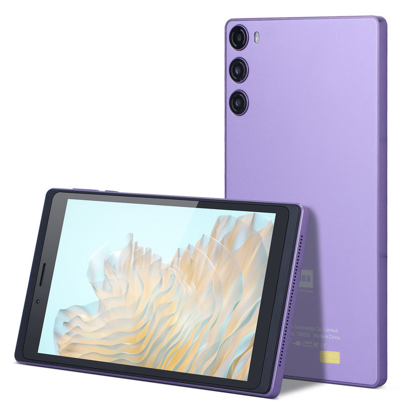 C Idea Portable 7 Inch Smart Tablet Pc Con Sim 6GB 128GB Educazione Per Scuola CM525 ((Purple)