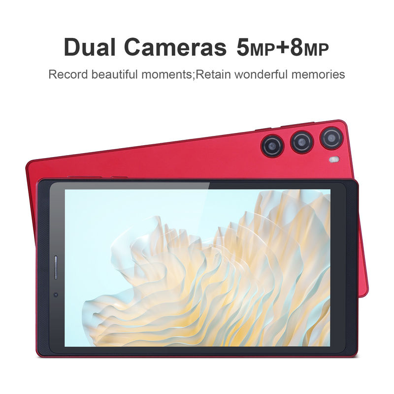 C Idea Tablet da 7 pollici 512GB con SIM Tablet Android PC per studenti che imparano CM525 Rosso