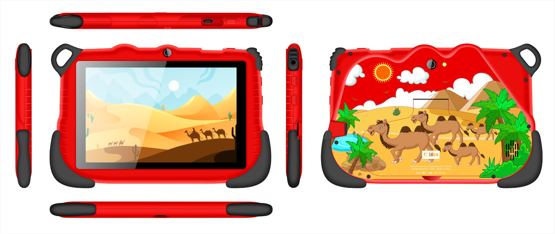 C Idea Tablet Kidspad Android System 7 Inch Kids Tablet età 3-7 con doppia fotocamera CM85