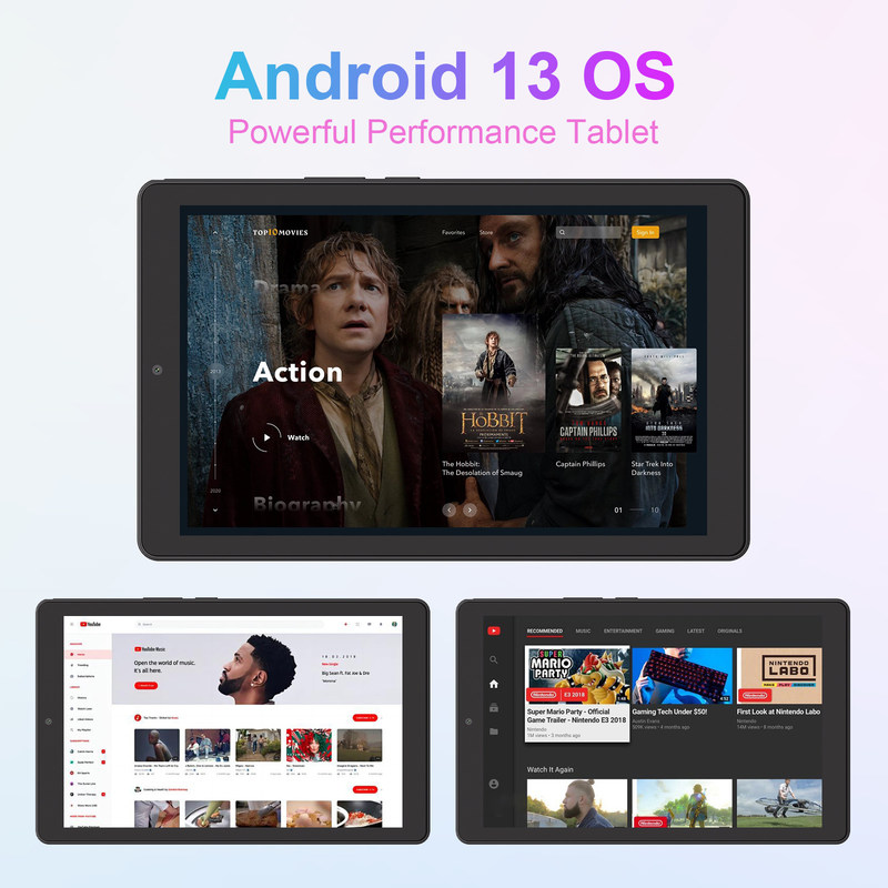 C Idea Android Tablet 800x1280 IPS Screen Smart Tablet PC con Sim per l'istruzione CM935 Nero