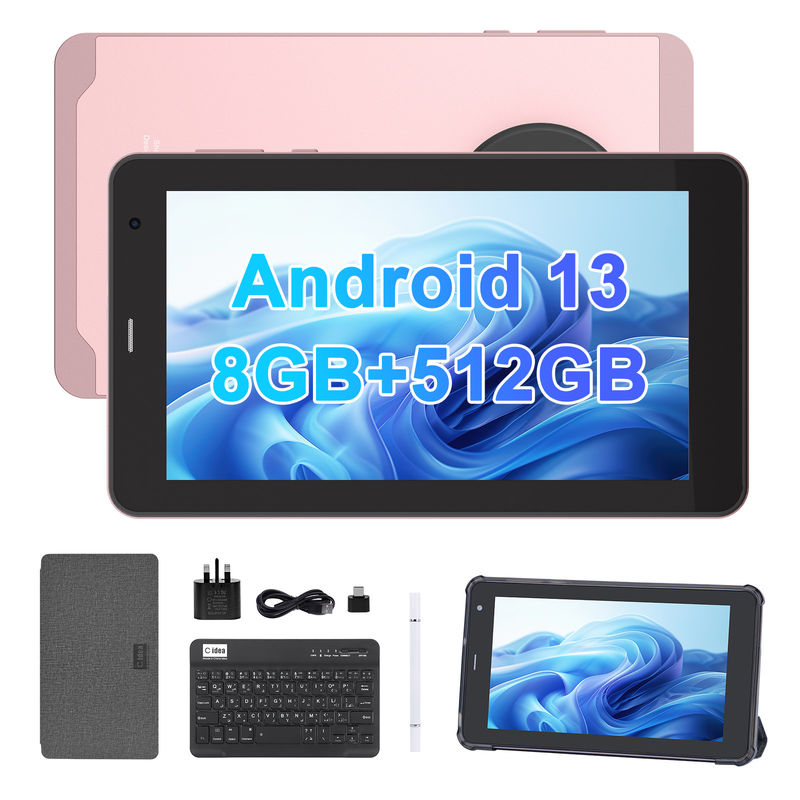 C Idea Tablet da 7 pollici con SIM Wifi Android Tablet PC per studenti CM518 Pro Pink