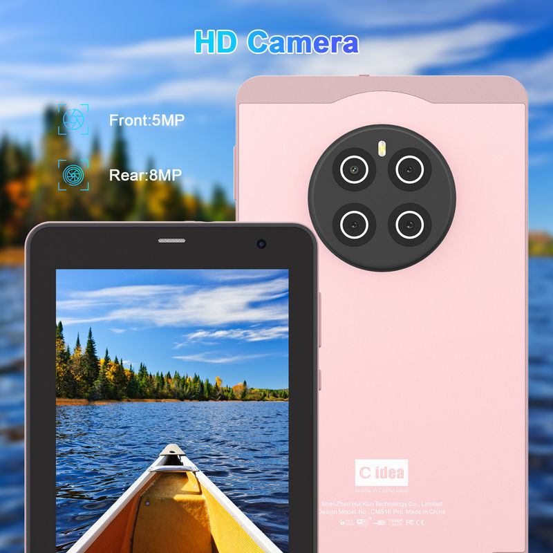 C Idea Tablet da 7 pollici con SIM Wifi Android Tablet PC per studenti CM518 Pro Pink