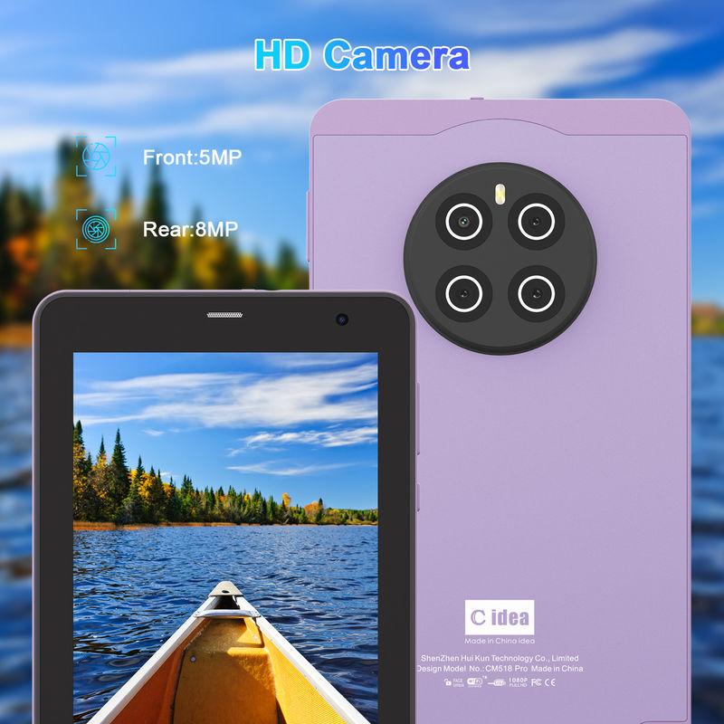 C Idea Android 13 con 6000mAh Tablet da 7 pollici Tablet didattico PC con penna CM518 Pro Purple