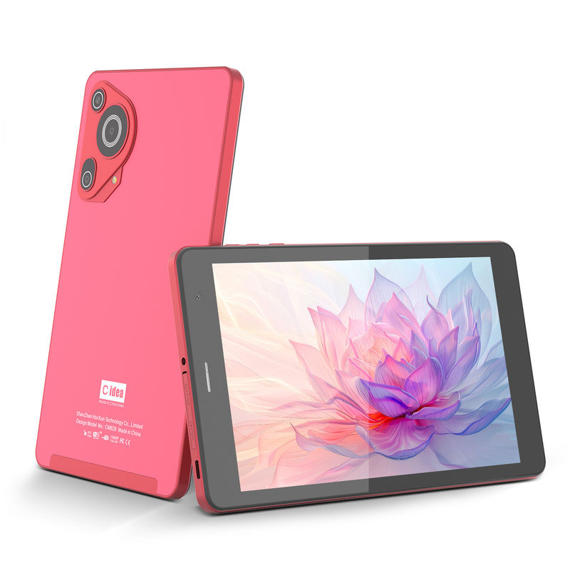 C Idea 5g Android Tablet 8+512gb Tablet da 8 pollici per studenti con SIM e Wifi Cm828 rosso