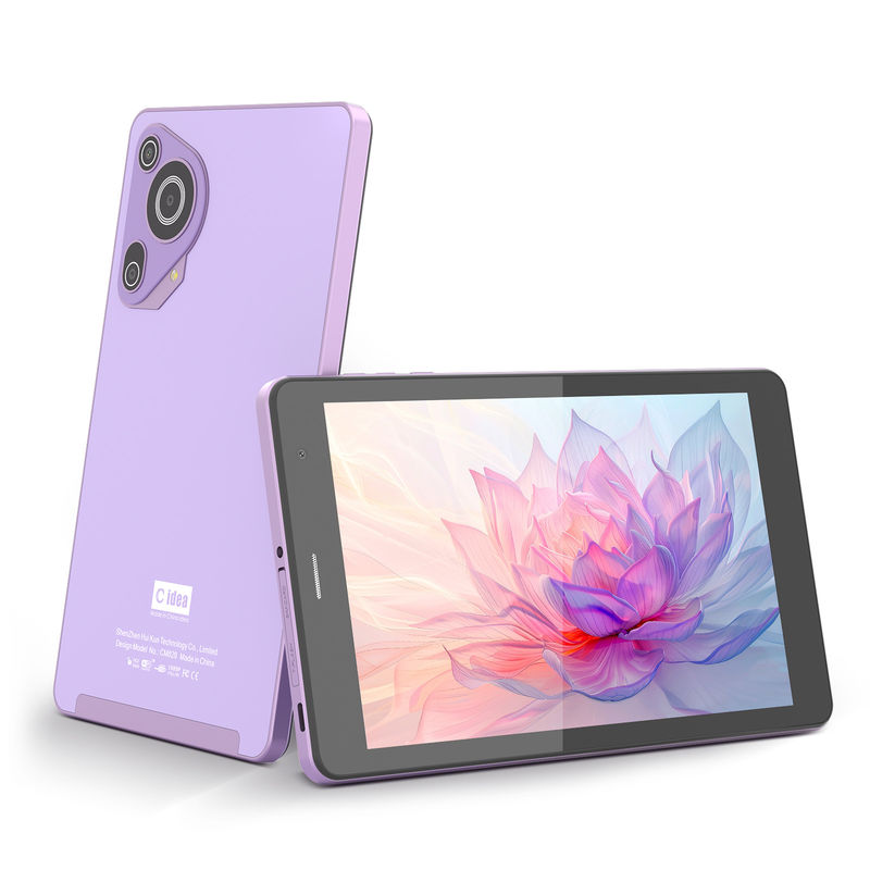 C Idea 8in Tablet Gaming Education Tablet Android per studenti con SIM e Wifi CM828 viola