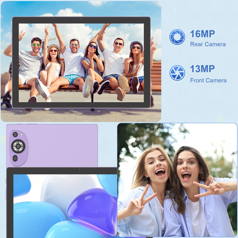 C Idea Android 14 Tab 512GB Tablet didattico per studenti con tastiera Cm8200plus viola