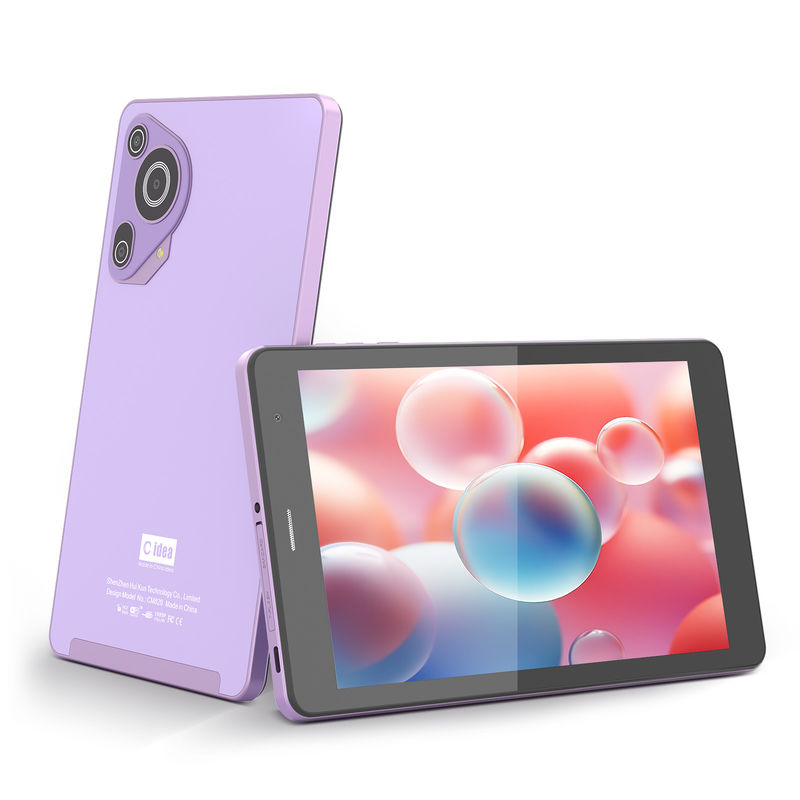 C Idea 8 pollici 8+512gb 8000mah 5+8MP Dual Camera Android Tablet Pc Con Sim Per Studenti CM828 viola