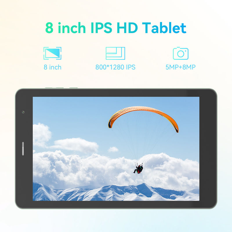 C Idea Tablet all'ingrosso 8 pollici 800*1280HD IPS Dual Camera Android Tablet Pc con SIM per l'apprendimento CM828 Verde