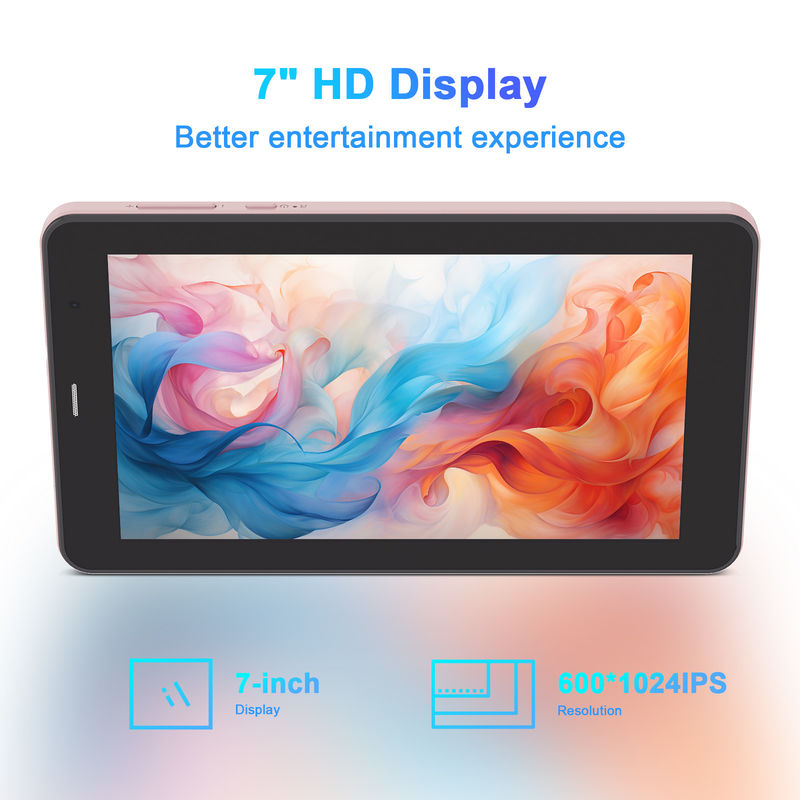 C Idea 7 pollici Android Tab, 8+512GB, Quad Core, Tablet didattico Perfetto per gli studenti  CM518pro Pink