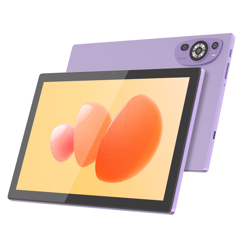C Idea 10 pollici Android 14 Educational Tablet 512GB per studenti con supporto SIM CM8200Plus Purple