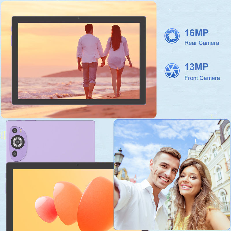 C Idea 10 pollici Android 14 Educational Tablet 512GB per studenti con supporto SIM CM8200Plus Purple