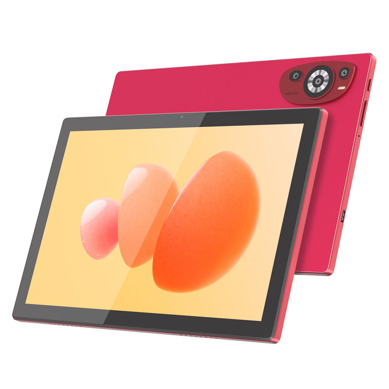 C Idea 10,1 pollici Android 14 Smart Tablet Pc con supporto dual SIM CM8200Plus rosso