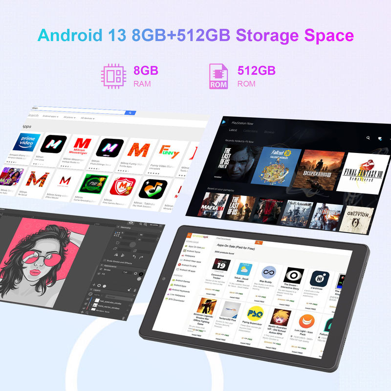 C Idea Android Tablet 800x1280 IPS Screen 9 IN Smart Tablet PC con Sim Per l'educazione CM935 Nero