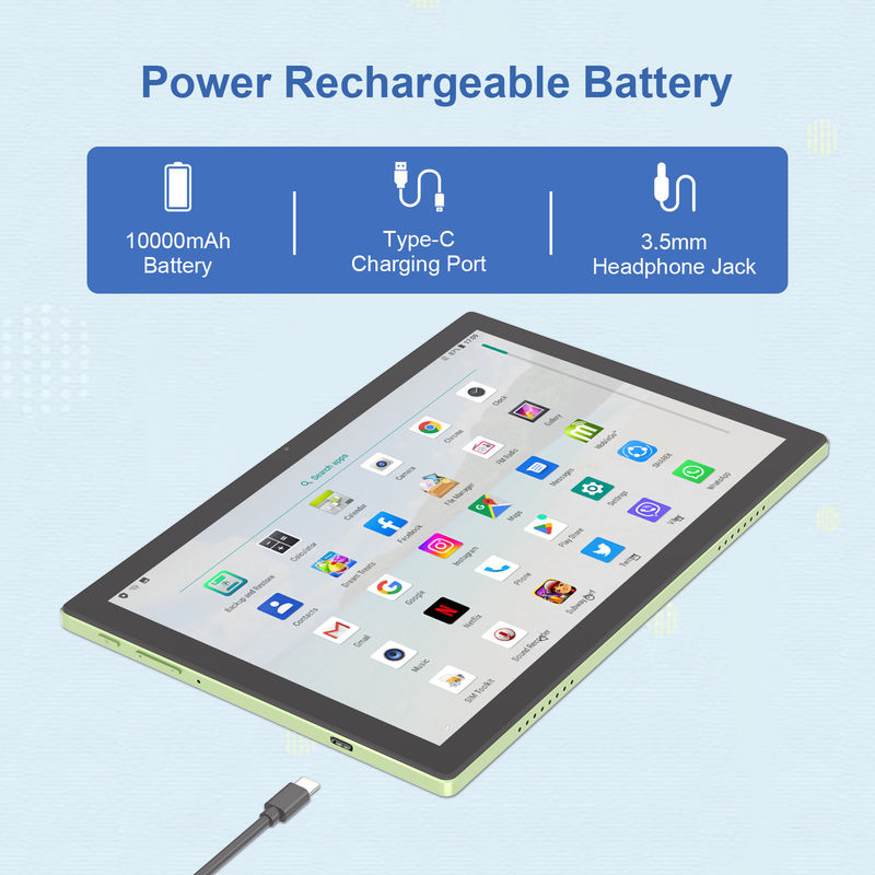 C Idea WIFI Android 14 Tablet touch screen con tastiera e mouse CM8200plus Verde