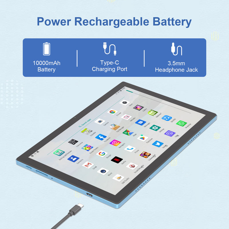 C Idea Android 14 Touch Screen 10,1 pollici Tablet con penna CM8200plus Blu