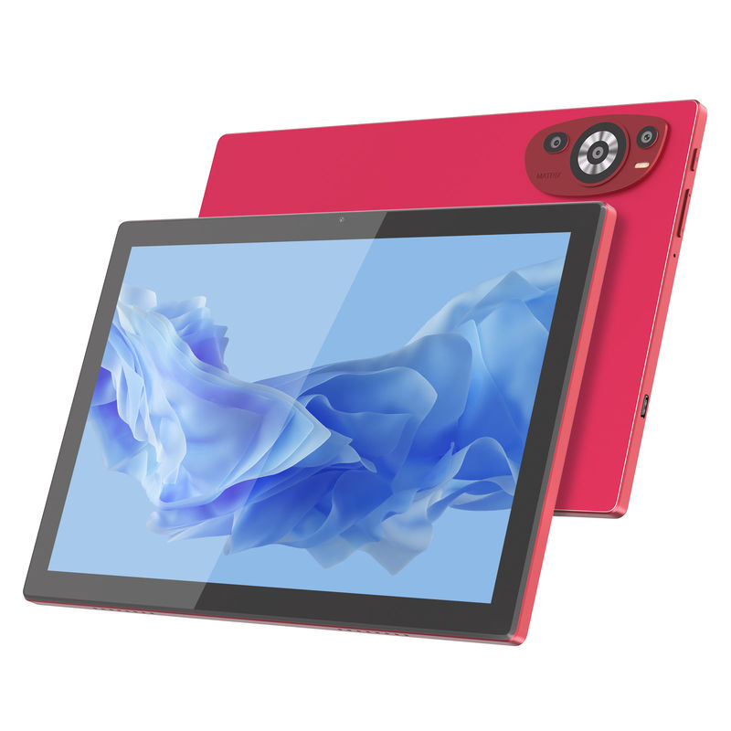 C Idea 10.1 Inch Android 14 Smart Tablet Pc con doppia SIM e penna CM8200Plus rosso