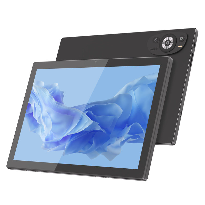 C Idea 10.1 Inch 5G Tablet Con Supporto Sim Tastiera Educativa Android Tablet Pc M8200 Plus Nero
