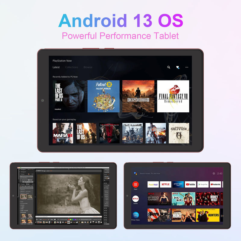 C Idea MTK Quad Core Tablet 9 pollici Android Tablet con penna e custodia CM935 Rosso