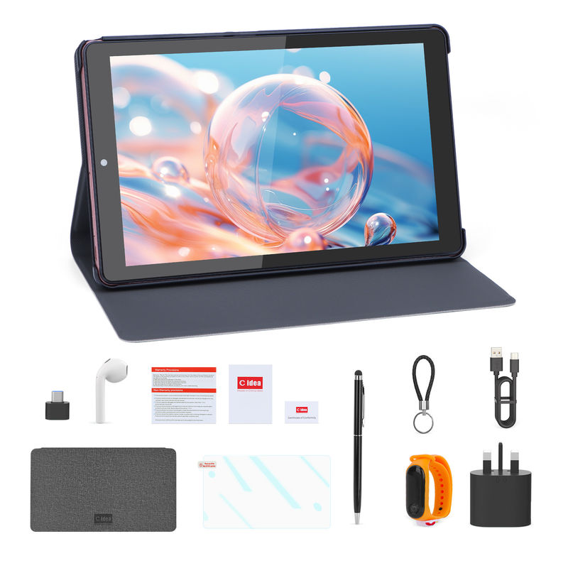 C idea Android Tablet 5G supporto SIM 9 pollici Tablet PC con custodia e penna CM935 rosa