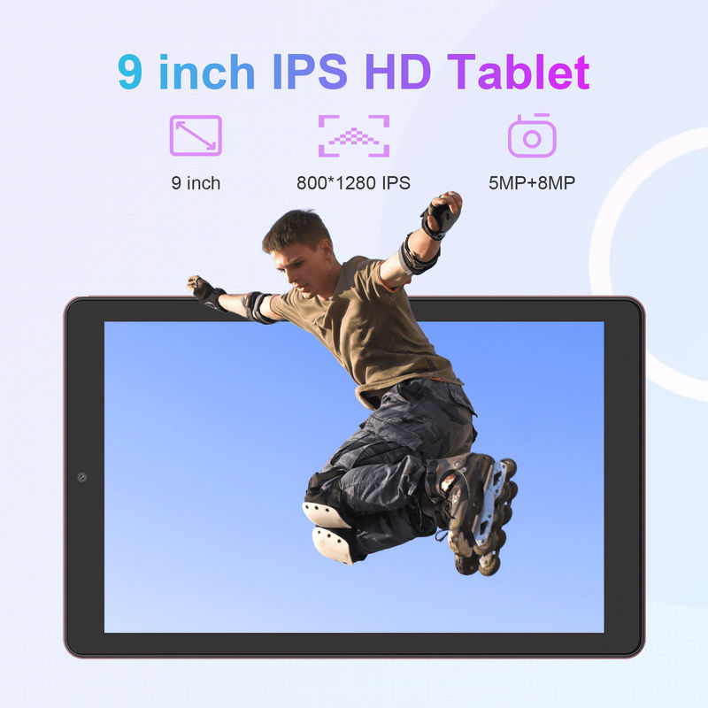 C idea Android Tablet 5G supporto SIM 9 pollici Tablet PC con custodia e penna CM935 rosa
