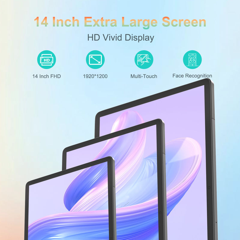 C Idea Tablet da 14 pollici Grande spazio di archiviazione 1200*1920 FHD Screen Tablet Android PC CM14000 plus