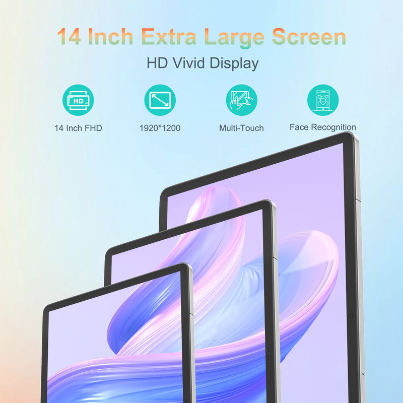 C Idea Tablet da 14 pollici a batteria duratura Tablet didattico per studenti CM14000 Plus Grigio