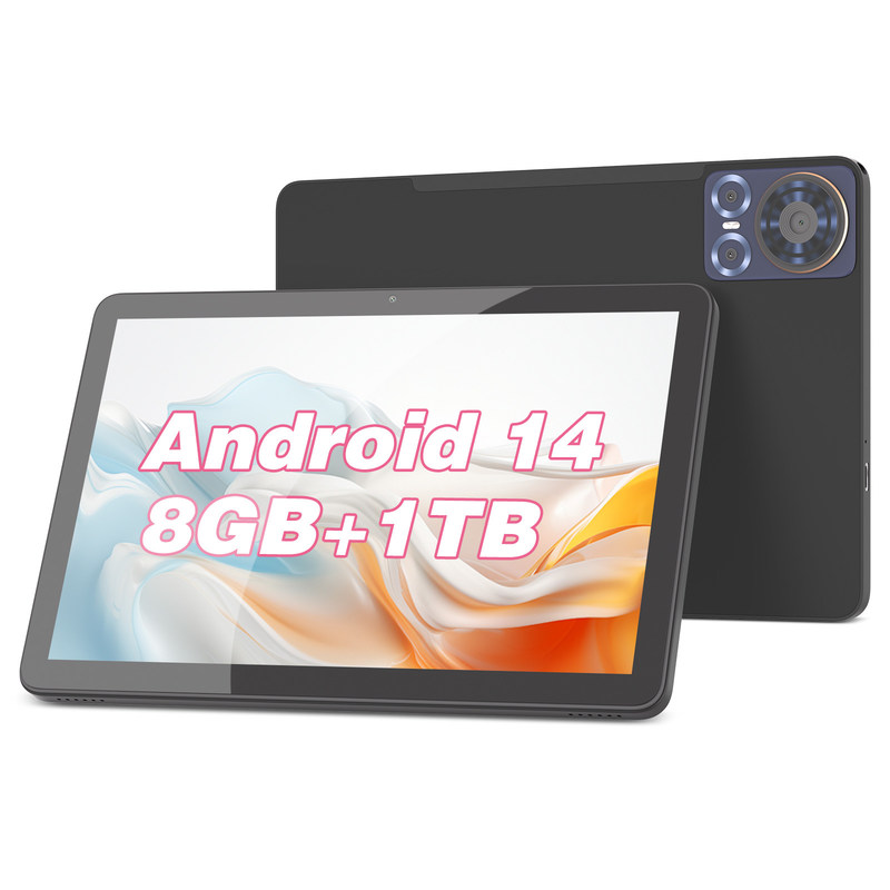 C Idea Tablet 5G da 10,1 pollici con supporto SIM Tastiera didattica Android Tablet Pc M8300 Plus Nero
