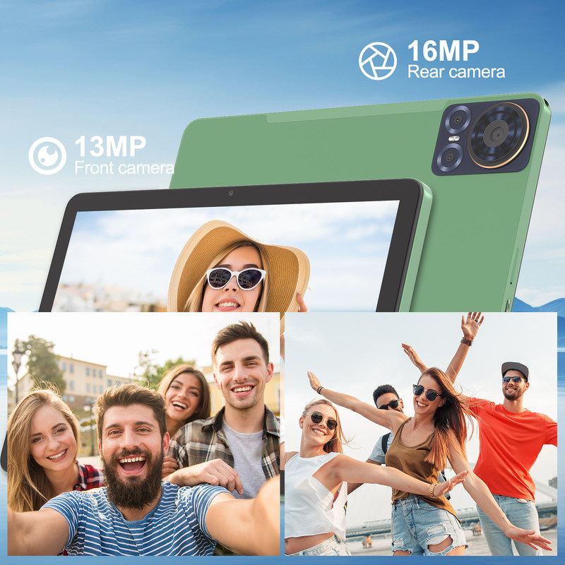 C Idea Tablet Android 5G Con tastiera di supporto Sim 10.1 pollici Tablet Pc CM8300 Plus Verde