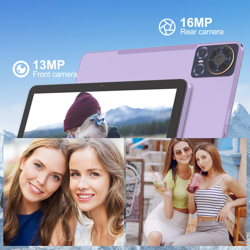 C Idea Tablet 5G con doppia SIM 10 pollici Tablet Pc per l'istruzione CM8300 Plus viola