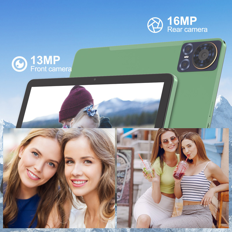 C Idea Tablet 5G da 10,1 pollici con SIM Android 14 Tablet Pc per l'istruzione CM8300 Plus Verde